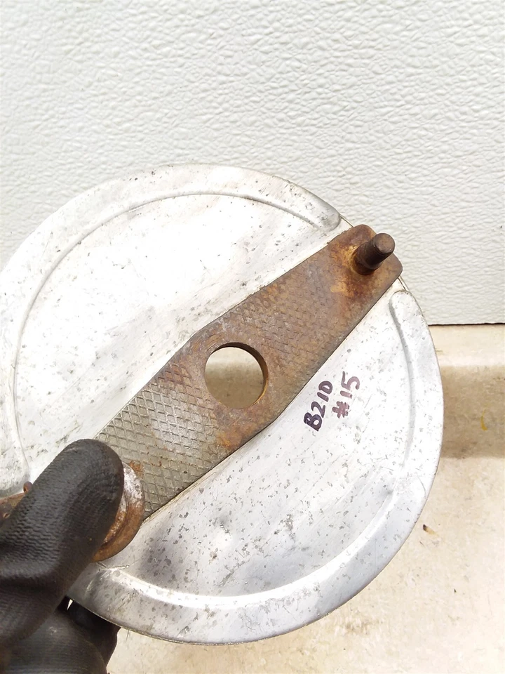 Placa de freno de rueda trasera cuadro rojo CZ CZ250 CZ400 1974 #15 ANX B210 Foto 3 de 4