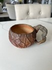 Rare One of a Kind Pottery Stoneware Mug Coffee Cup Artist Made Narley Vines — photo 1