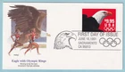 UNITED STATES 2541 FIRST DAY COVER - EAGLE WITH OLYMPIC RINGS - CR326