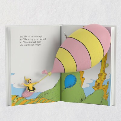 Hallmark Keepsake Ornament 2021 Dr. Seuss s Oh, The Places You ll Go! Book 