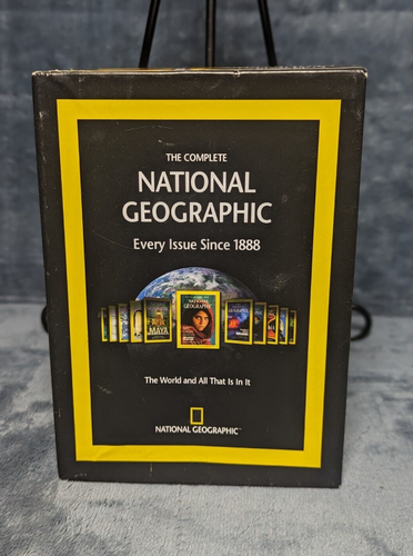 The Complete National Geographic Every Issue 1888-2008 WIN MAC DVD-ROM Disc Set