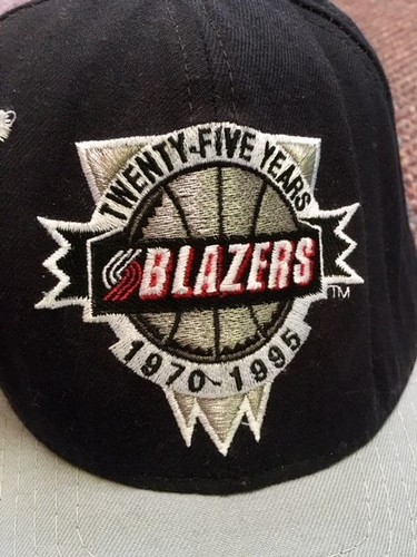 PORTLAND TRAILBLAZERS VINTAGE 1995 25th Anniversary Hat - RARE! - Picture 2 of 5