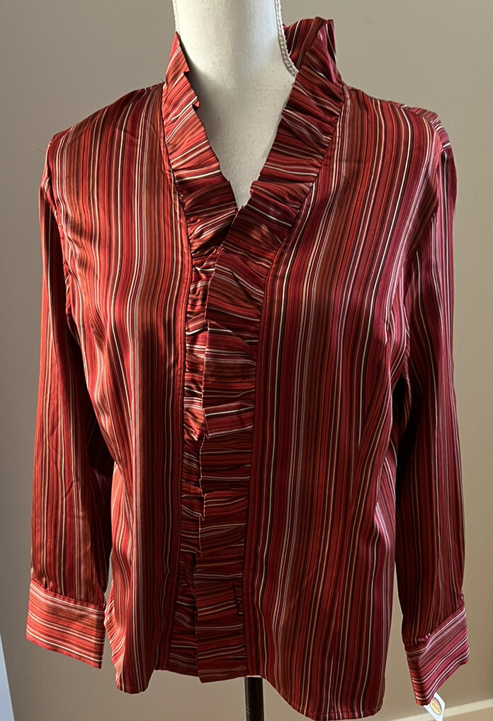 talbots silk blouse