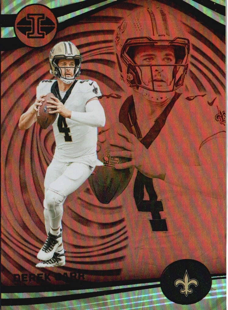 2023 Panini Illusions #78 Derek Carr Orange Trophy Collection