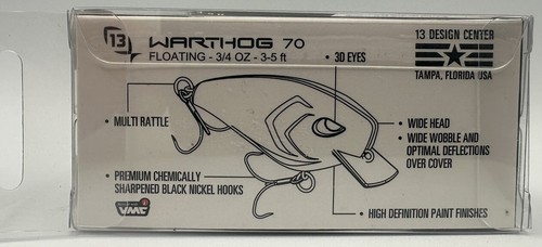 13 Fishing Warthog 70 Lipless Crankbait #8 Dream Gill L2-3/4” 3/4 Oz 2-5’ Depth - Picture 4 of 4