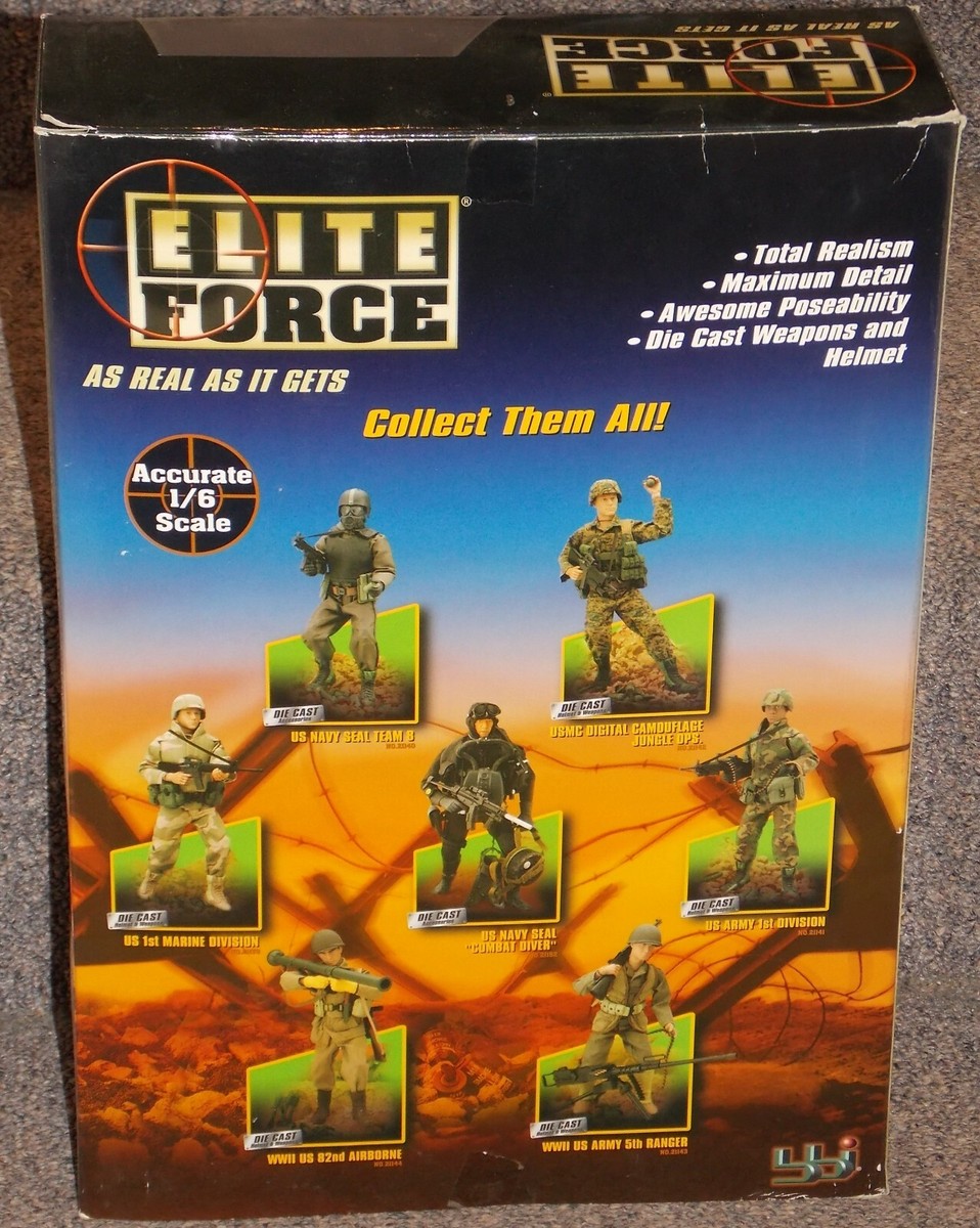 2002 Elite Force WW2 Unit Commando 1/6th Scale Action Figure New