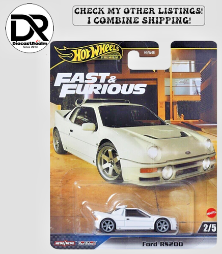 Hot Wheels 2024 - Fast & Furious - Ford RS200 in White