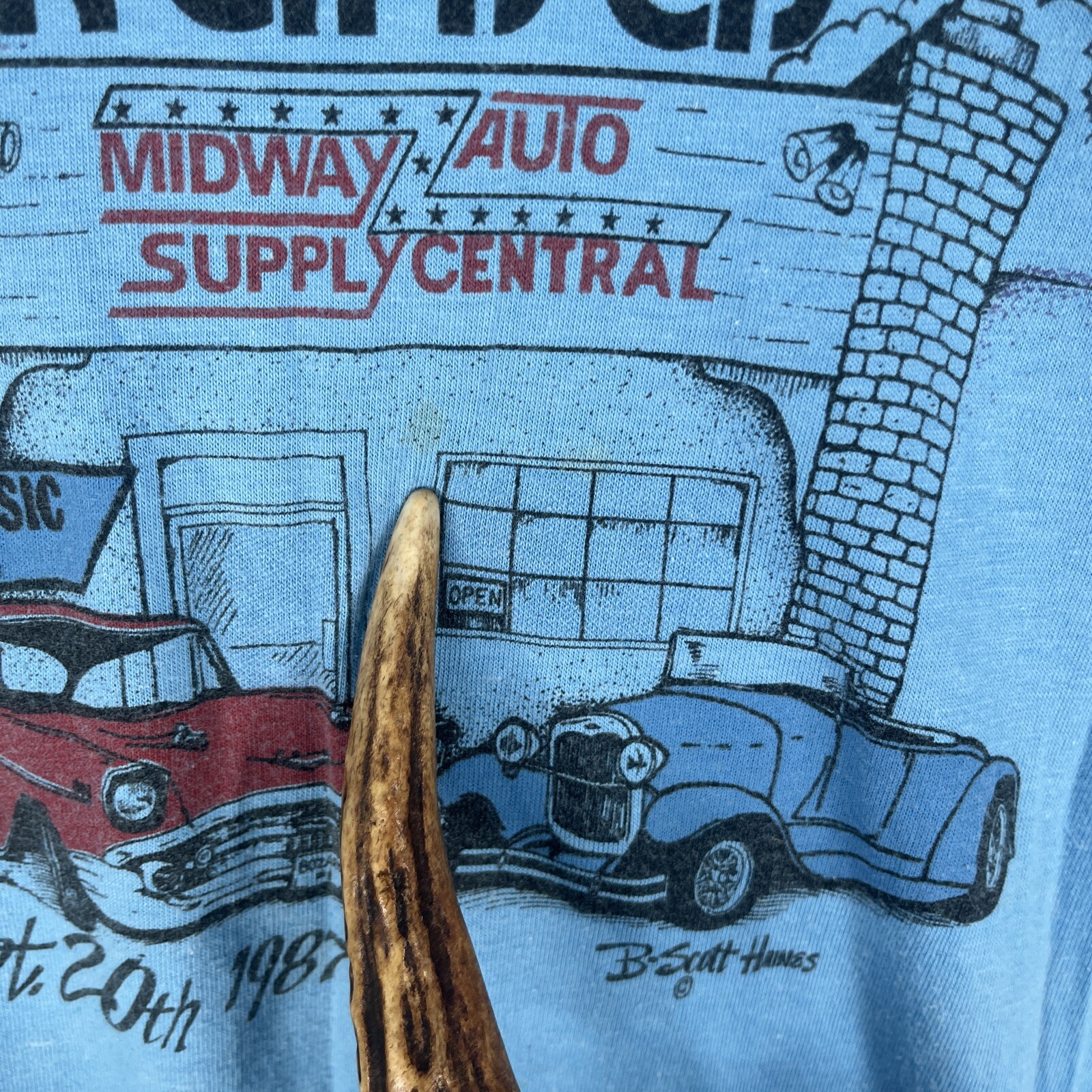 Vintage 1987 Topeka Classic Chevy Club Car Gas Oil Si&hellip; - Gem