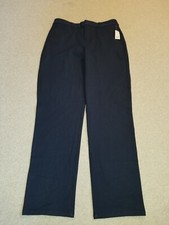 NWT Womens Pants-GAP-navy blue cotton "Bistretch" straight leg-10