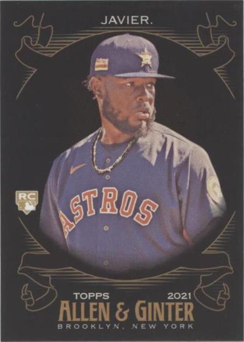 2021 Topps Allen & Ginter's X - Cristian Javier #266 - 1 of 1