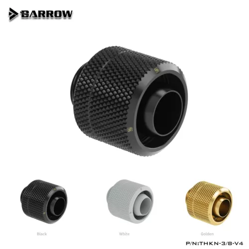 Barrow G1/4" to 10/16mm 3/8"ID 5/8"OD Compression Fitting Soft Tubing 10/16 