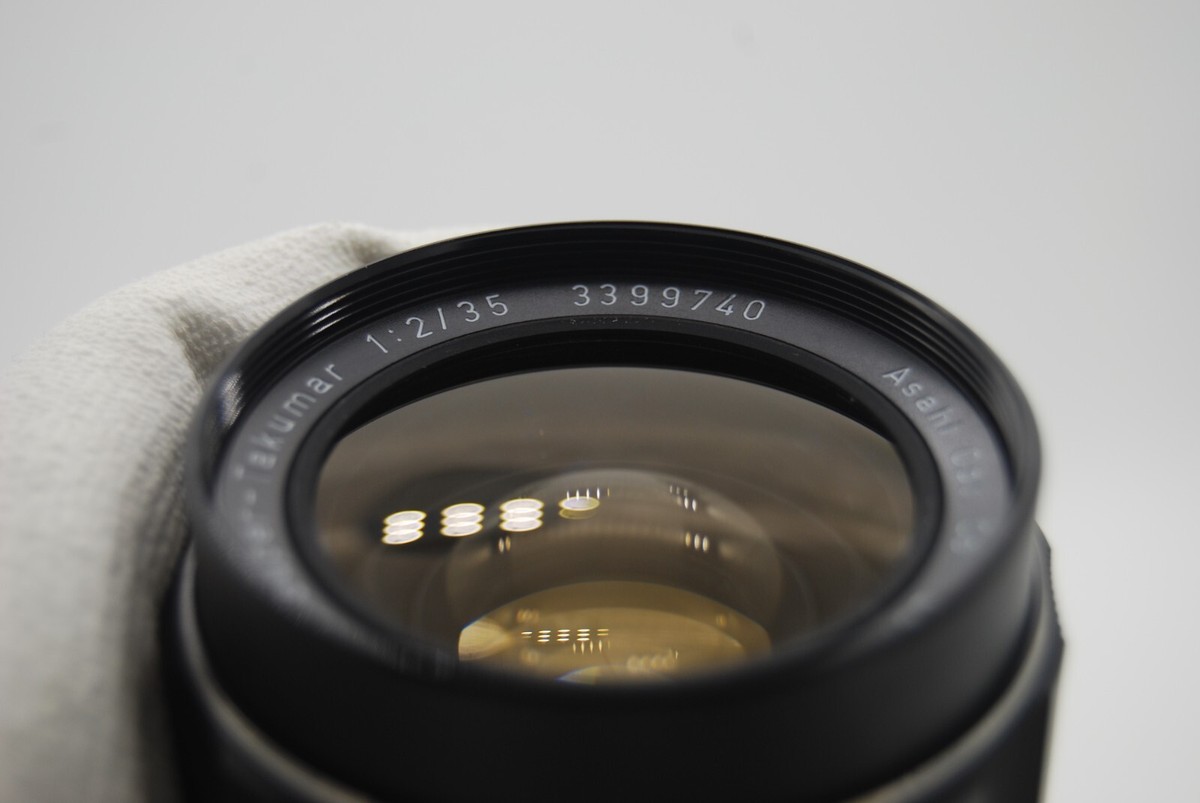 Near Mint ] Pentax Super-Takumar 35mm F2 With Case M42 mount from