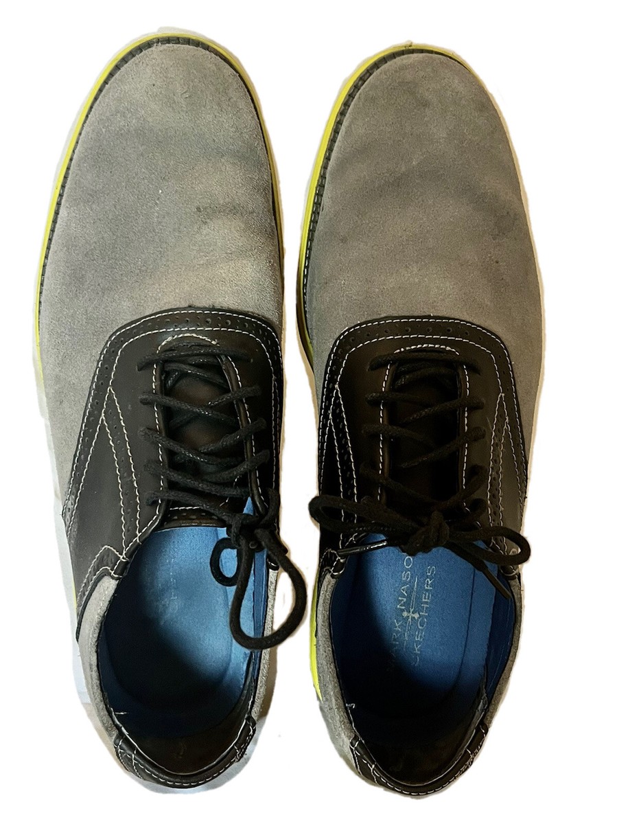 Skechers by Mark Nason Wing Tip Suede Oxfords (Limited Edition) Size 13 SKECHERS Mark Nason Wingtip Oxford Dress Shoes Gray Suede  main image 4