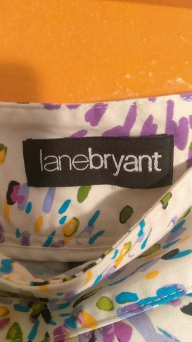 Lane Bryant Floral Skirt Midi A Line Woman’s Size 16 pre-owned - Picture 2 of 6