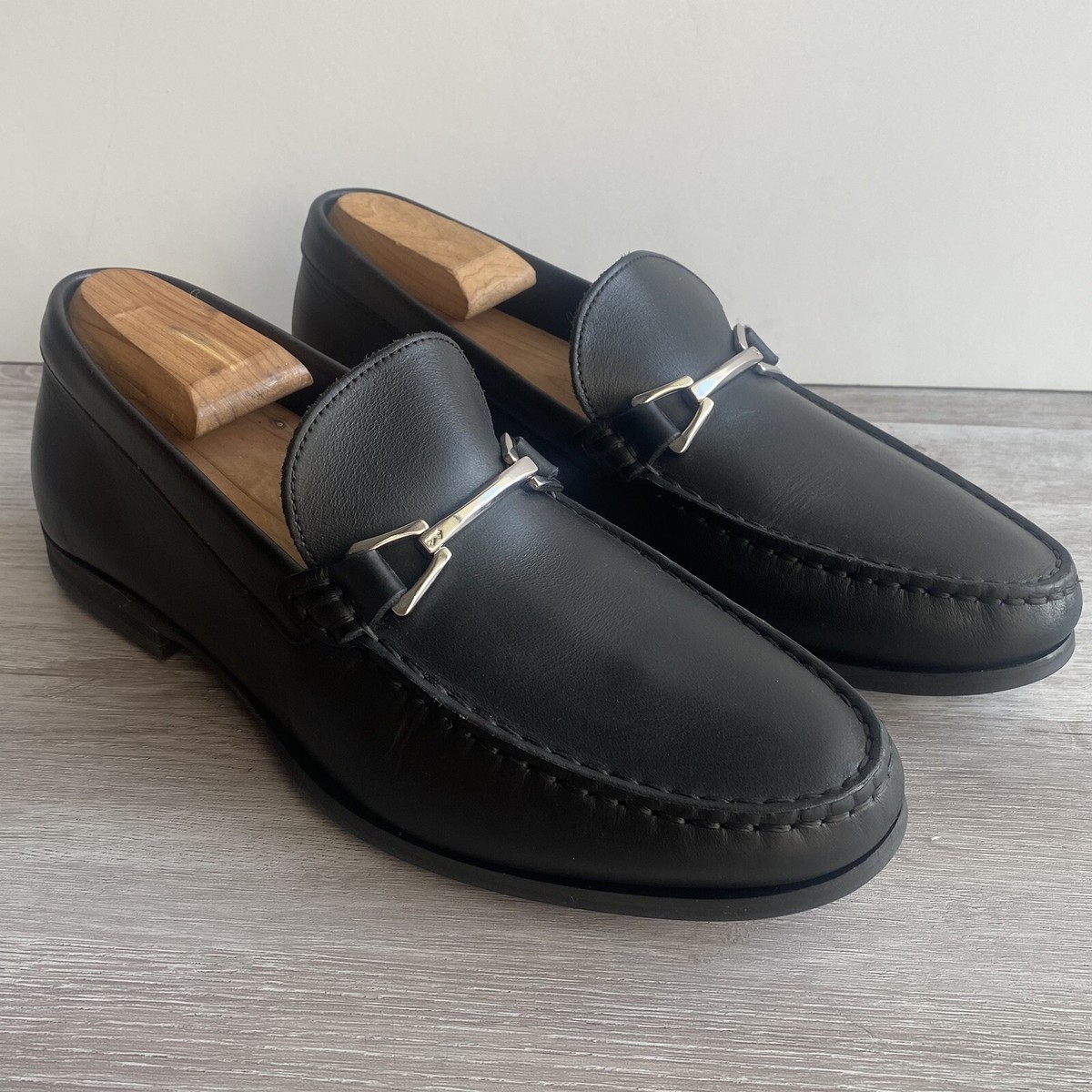 Wolf and Shepherd Men\'s Belmont Bit Italian Leather Loafer Slip-On Dress Shoes Coast™ Loafer | Italian leather dress slip ons | WOLF  main image 3