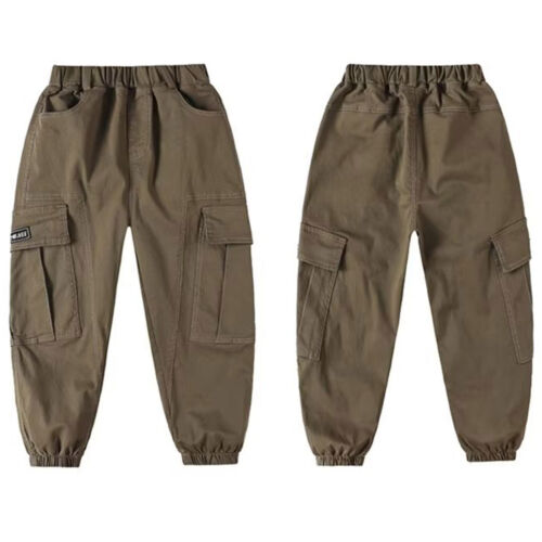 Kids Boy's Sweatpants Skateboarding Trousers Sports Cargo Pants Jazz Daily Wear - Picture 16 of 34