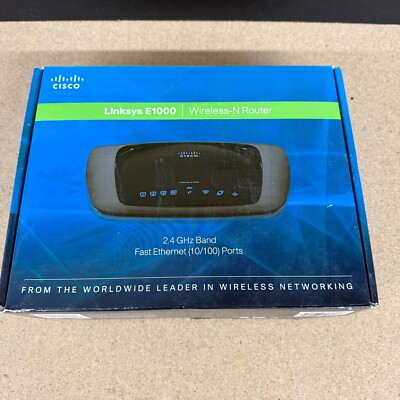 Linksys E1000 Wireless N Router NEW