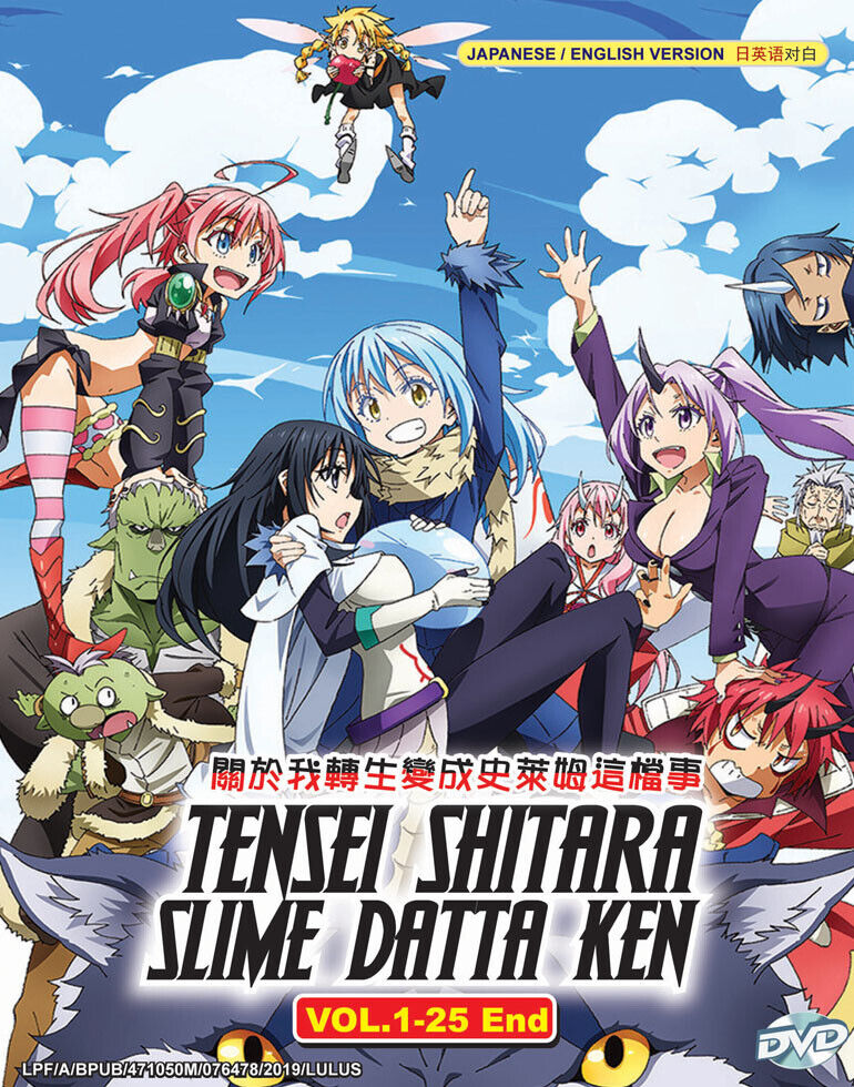 Anime DVD Tensei Shitara Slime Datta Ken *English Dubbed* (Vol.1-25 End)