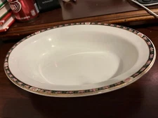 1925 Rare Homer Laughlin Oval Serving bowl K4915