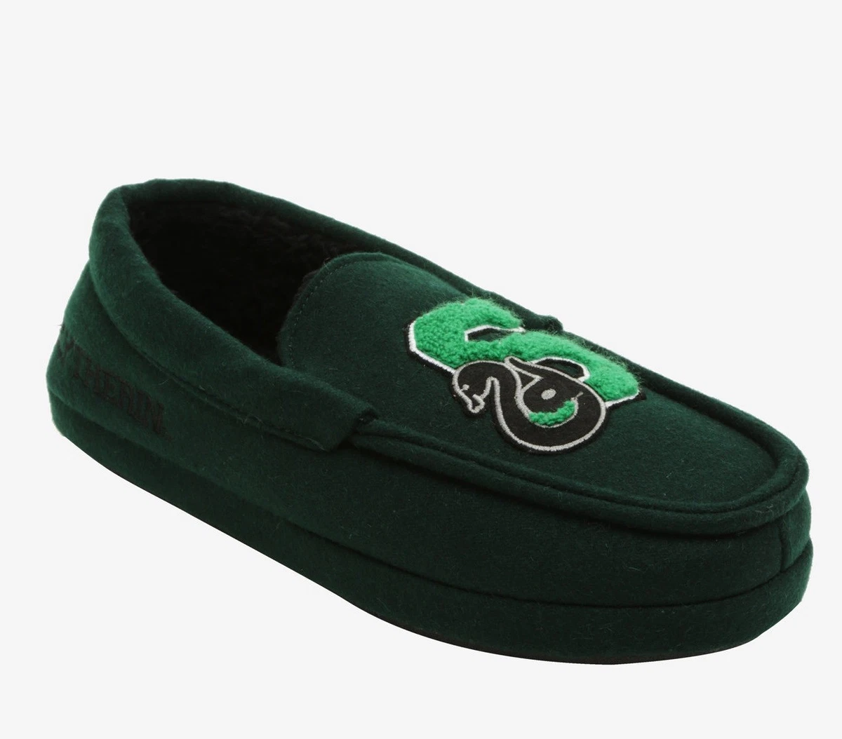 HARRY POTTER Slytherin Moccasin Slippers EXTRA SMALL BRAND NEW and IN HAND