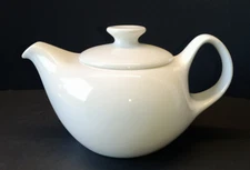 ForLife Stoneware Teapot w/Lid White