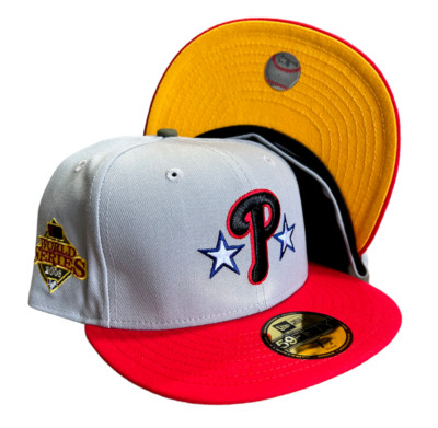 New Era Philadelphia Phillies P51 Pack 59FIFTY Hat Tuskegee Red Tails 7 1/4