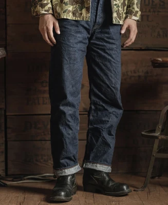 Bronson MFG - Postwar 1947 Levi’s 501 Repro Raw Selvedge Jeans - 34 New w/ Tags - Picture 13 of 15