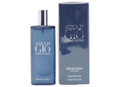 GIORGIO ARMANI ACQUA DI GIO PROFONDO EDP 15ml .5fl oz COLOGNE NEW IN BOX SEALED