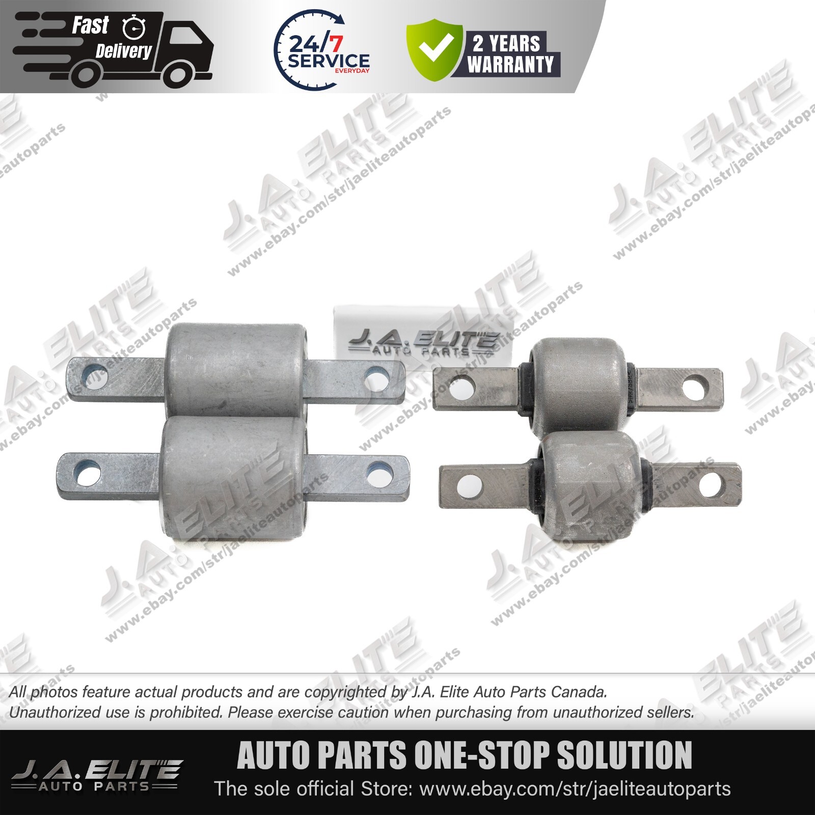 4pcs Front Lower Control Arm Bushing (Large Small) fit Ferrari 458,264523 264524