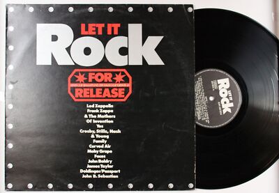 Let It Rock For Release LP 1971 Led Zeppelin Faces  Frank Zappa Yes Moby Grape