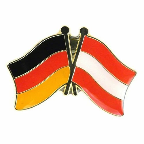 FAHNENMAX® Freundschaftspin Österreich Pin Fahne Flagge
