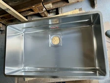 Franke PTX110-31 Undermount - Silver Undermount Stainless Sink Only (Read)