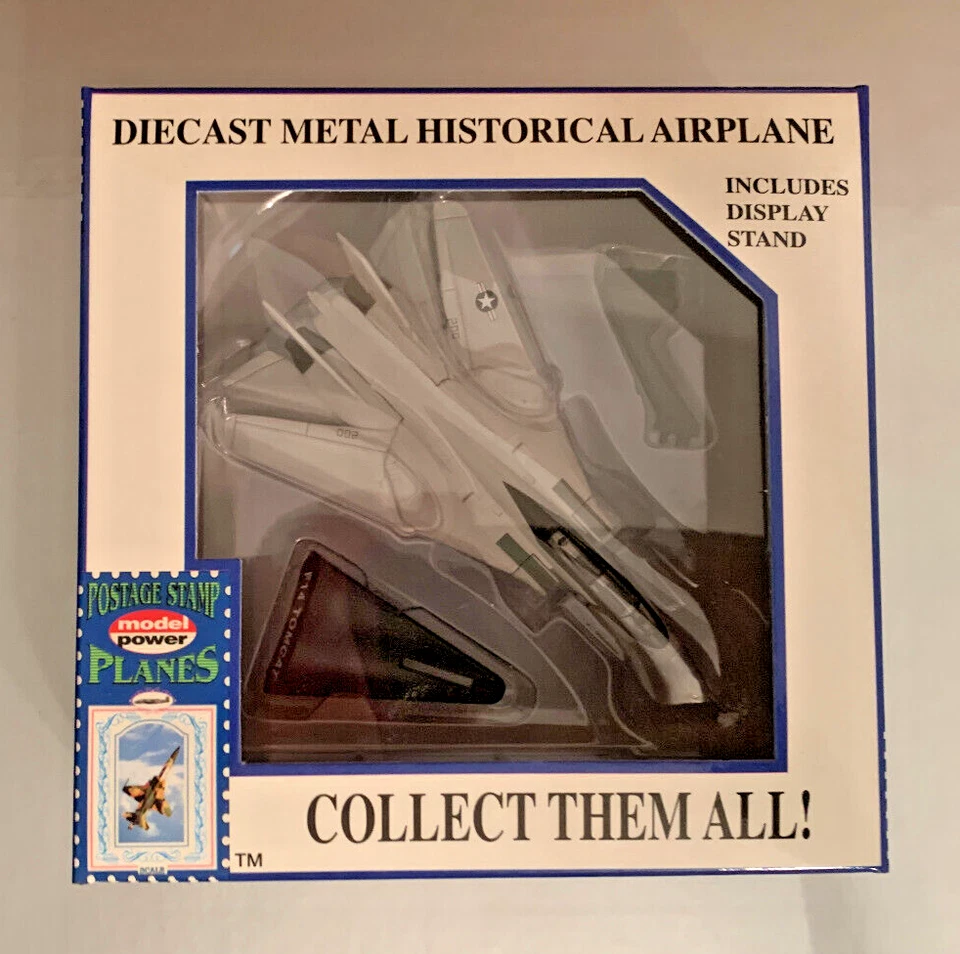 F-14 Tomcat. variable swept wing. Die Cast metal. 1:160 scale. New in Box. Mint. - Image 4 of 4