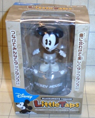 Disney Little Taps Mickey Black & White Version NIB - JASRAC Figure