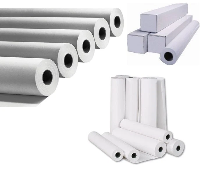 GIULIANI FORNITURE SCATOLA 8 ROTOLI CARTA PLOTTER GR.80 H. CM. 61X50 MT CAD GRAFICA DISEGNO