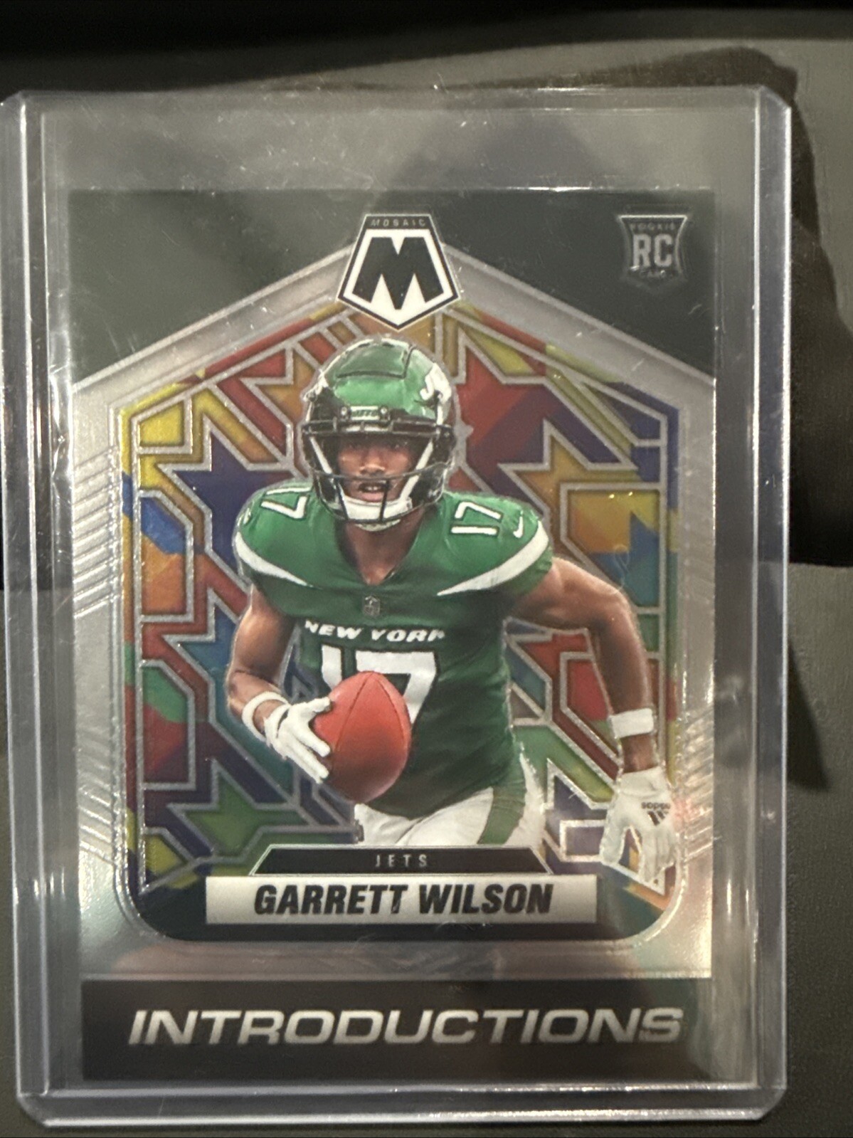 🔥🏈2022 Mosaic Garrett Wilson RC Silver Introductions Rookie #I-6 SWEET CARD!