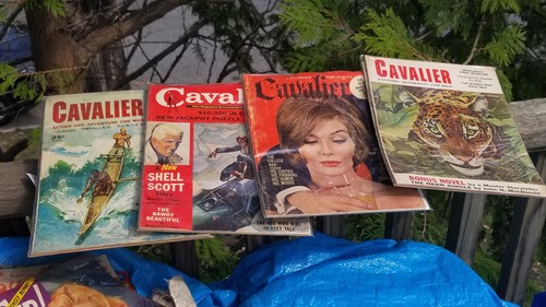4 VINTAGE MEN'S ADULT MAGAZIES CAVALIER 1958 1961 - Picture 2 of 19