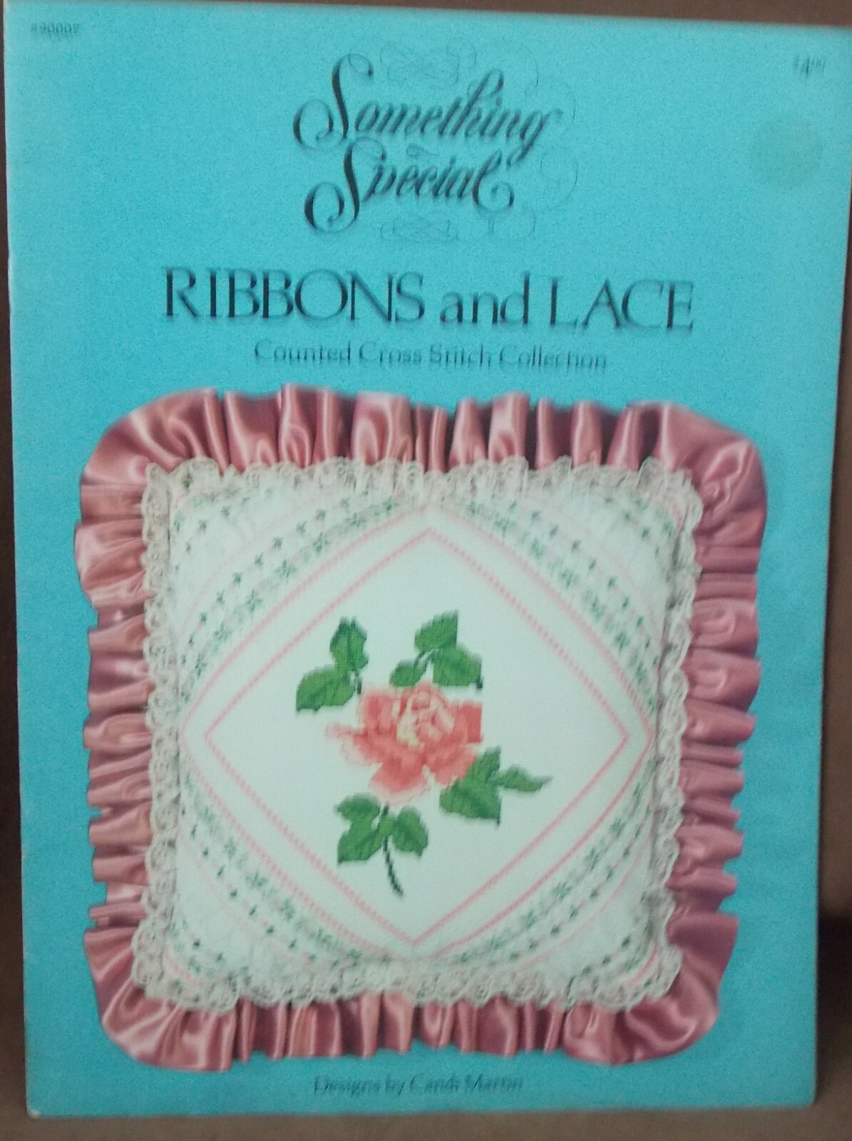 Ribbons and Lace Counted Cross Stitch Collection (Pillows) Something