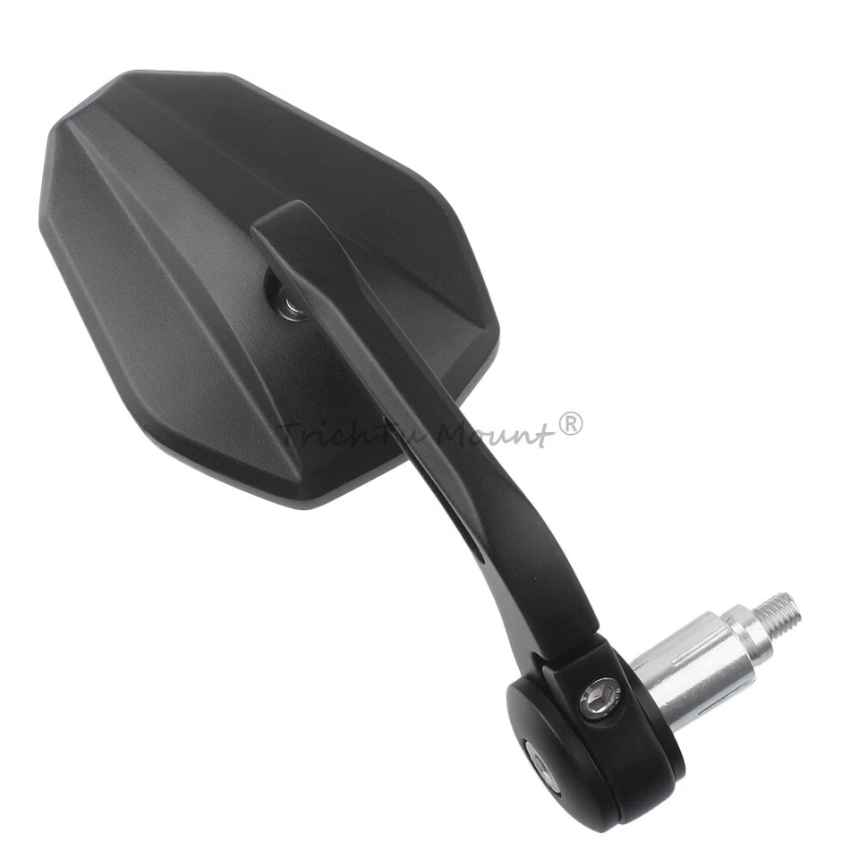 For Suzuki B-King GSF600 Gladius SFV650 7/8" Handle Bar End Rearview Side Mirror — 第 4/4 张图片