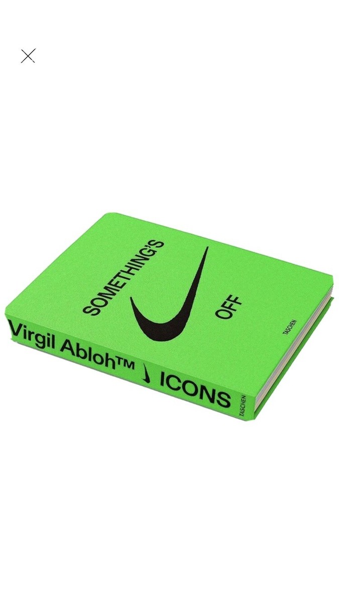 ICONS: Something's Off Virgil Abloh Book Nike Off-White! WILL SHIP