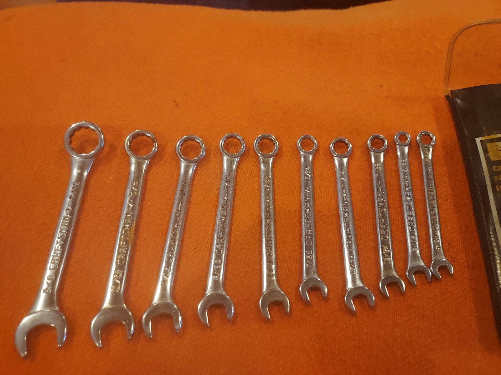 CRAFTSMAN Ignition Wrench (10) Pc Set 943441 V SERIES 5/32 7/16