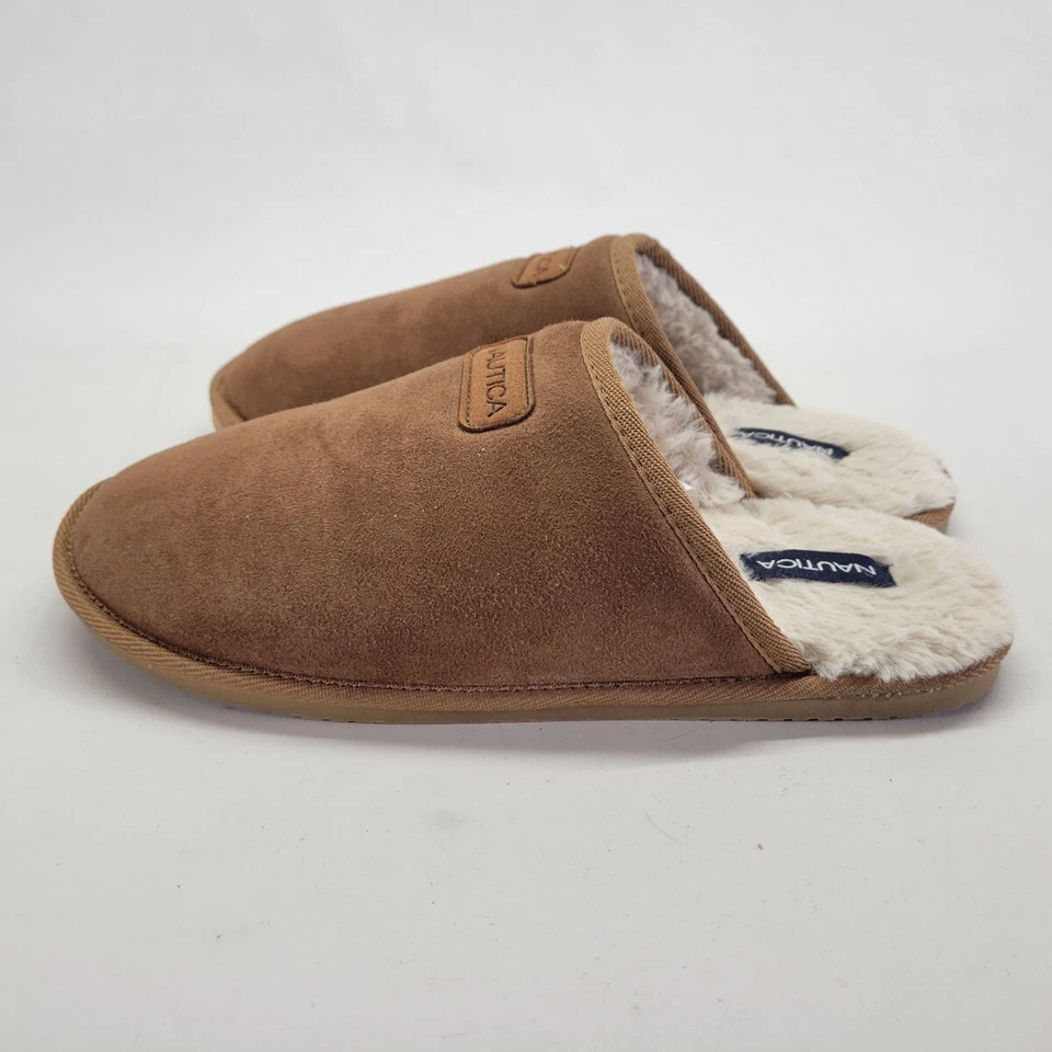 Zapatillas Nautica Somersby 9-10 Zapatos de Microgamuza Deslizables Casa Marrón Foto 4 de 4