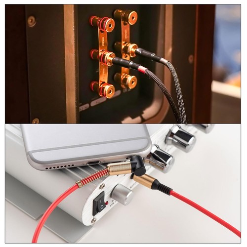 3.5mm TRS Aux Auxiliary Cord Stereo Audio Cable Male to Male For HiFi Headphone - Picture 5 of 6