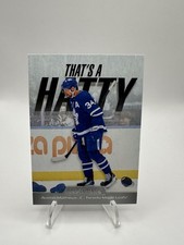 24-25 2024-25 Credentials Auston Matthews That's a Hatty #TH-AM Leafs