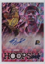 2020-21 Panini NBA Hoops Hoops Ink Hyper Gold TJ Ford #HI-TJF Auto 11p9