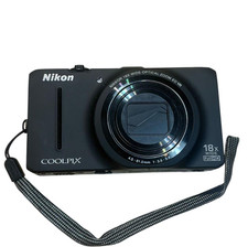 Nikon COOLPIX S9300 Digital Camera 18x Zoom 16MP Japan Tested Black