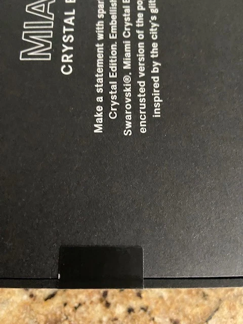 MIAMI CRYSTAL EDITION HEAD PHONES URBANISTA NEW NEVER OPENED BLK DIAMOND COVERED - Image 4 of 4