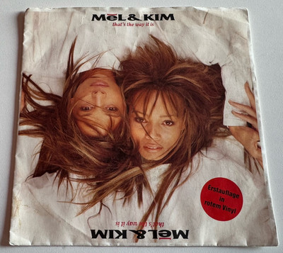 7'' Pop Mel & Kim - That's The Way It Is INTERCORD / BLOW UP (red Vinyl)