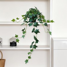 Fake English Ivy Artificial Plants Pots Realistic Silk Vines Home Decor