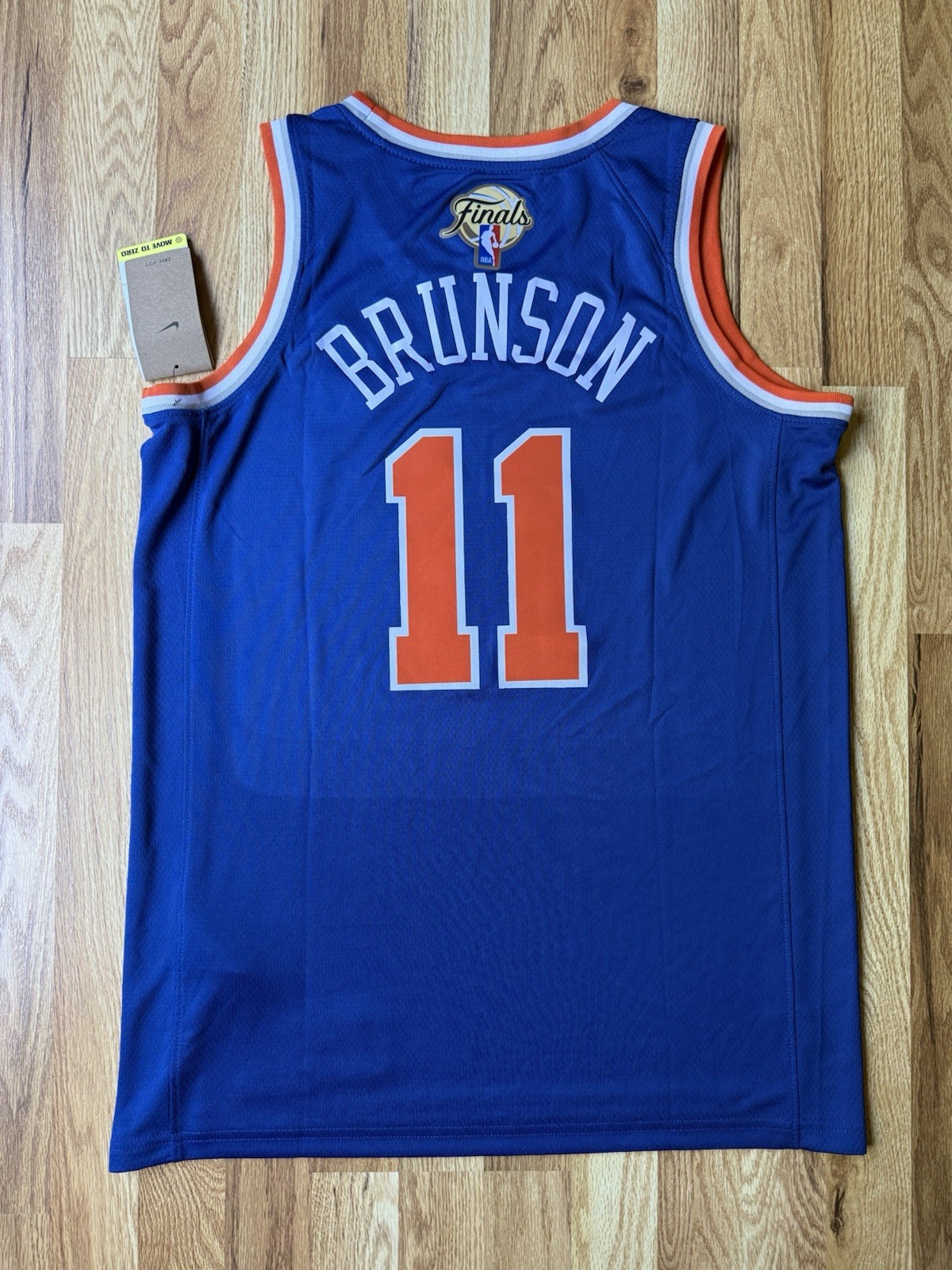 New With Tags Jalen Brunson New York Knicks Finals Jersey Size XL MVP Rare